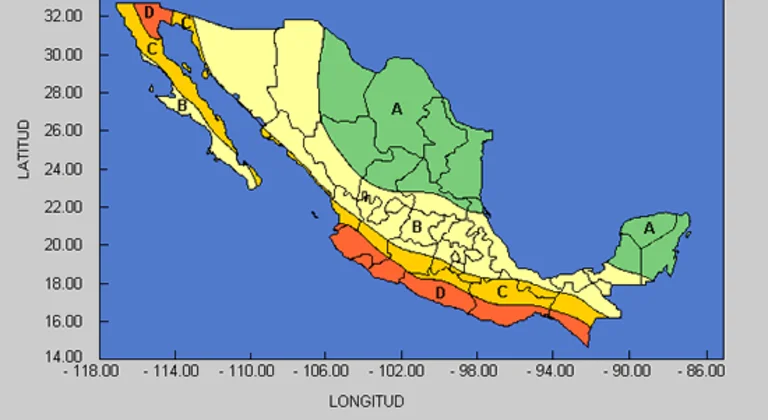 Regionalización sísmica de México Regionalización sísmica de México