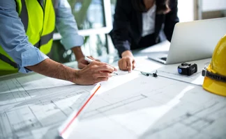 Engineers working together Engineers working together