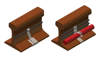 nVent ERICO Rail Clips nVent ERICO Rail Clips
