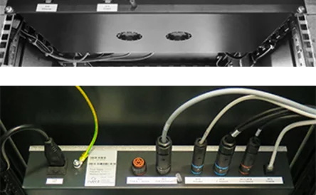 in rack cooling, electronics cabinet with in rack cooling, rack cooling