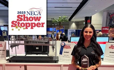 nVent Earns Showstopper Award at NECA 2025 Card Image