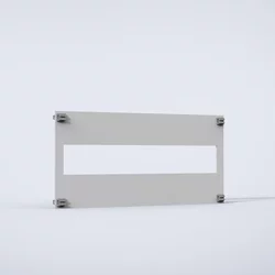 Einzelabdeckplatte mit Ausschnitten, UICP-S