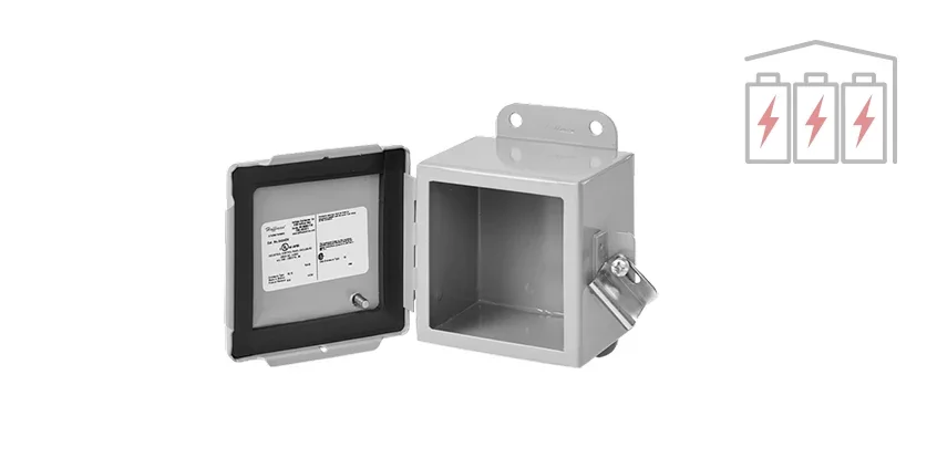 Continuous Hinge Junction Box