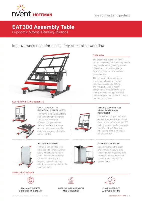 HOFFMAN-SLSH-N177550-ErgonomicAssemblyTable-UKEN.jpg Ergonomic Assembly Table
