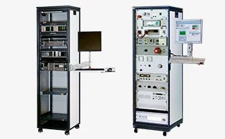 Test rack, electronics cabinet