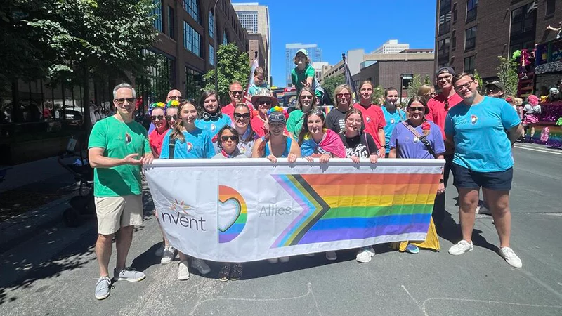 Allies2 nVent employees celebrate Pride Month with the Allies ERG