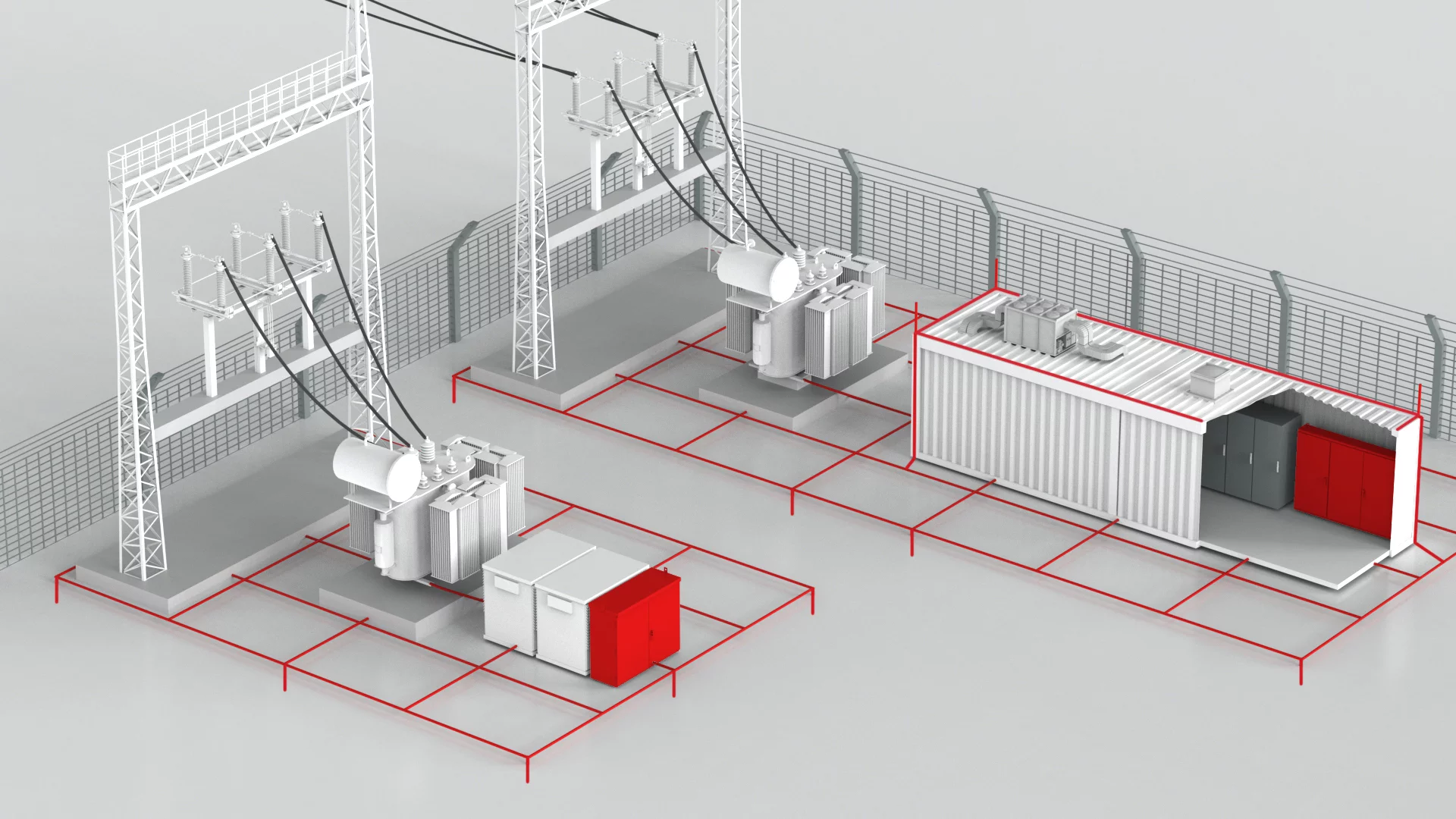Energy Storage Virtual World Rendering Energy Storage Virtual World Rendering