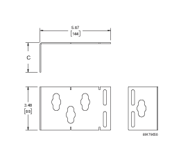 89179656.pdf PDU Mounting Bracket Dimensional Drawing