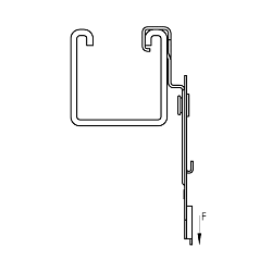 Improved nVent CADDY Cat HP J-Hook Mod Clip with Strut Clip