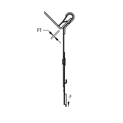 Improved nVent CADDY Cat HP J-Hook Mod Clip with Z Purlin Clip