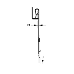 IL44700.png Improved nVent CADDY Cat HP J-Hook Mod Clip with C Purlin Clip