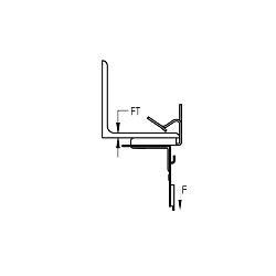 Improved nVent CADDY Cat HP J-Hook Mod Clip with Hammer-On Flange Clip, Swivel