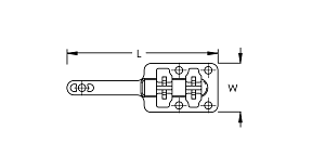 IL44744.png In-Deck Plastic Foot