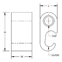 IL44762.png nVent ERICO Compression Crimp Connector (Figure 6-Crimps)