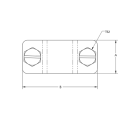Flush mount conductor clamp - LPS800810A