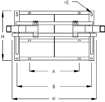 Pyramid Wall Mount Support