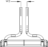 Pyramid Wall Mount Support