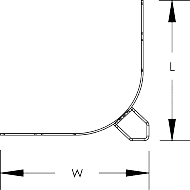 WBT Hardware, Radius Corner Splice 1