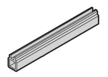 mid piece extrusion for guide rails