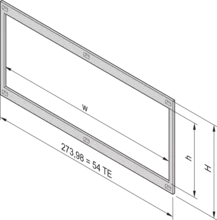 front frame unshielded
