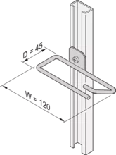 c rail cable eye