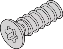 countersunk screw