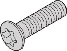 countersunk screw