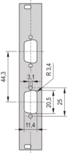 19 front panel