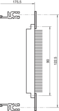 perforated rail