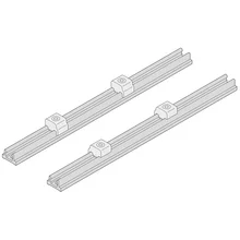 Interscale Flexible Rail System for Mounting PCBs