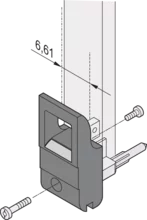 handle inserter / extractor iet handle 0.1inch offset