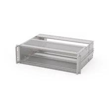 Railway Subrack SNCF Type, 3U, 84HP, shielded version, for CPCI applications
