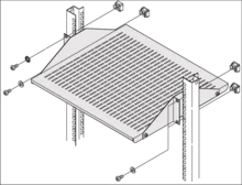 Labrack 19inch equipment support
