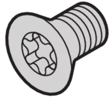 countersunk screw