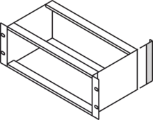 EuropacPRO rear angle for stainless steel emc gasket