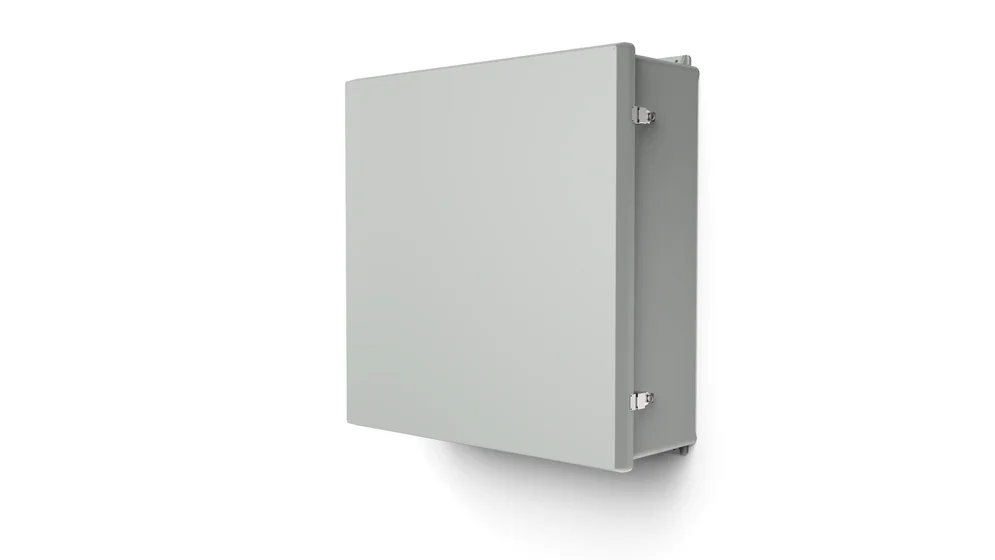 VJ3030 enclosure rendering with a closed door