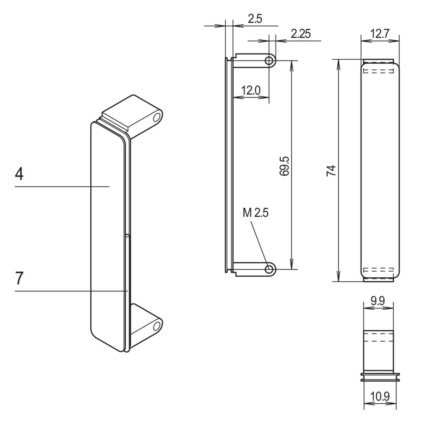 mezzanine front panel