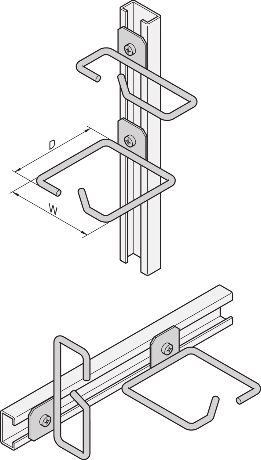 c rail cable eye