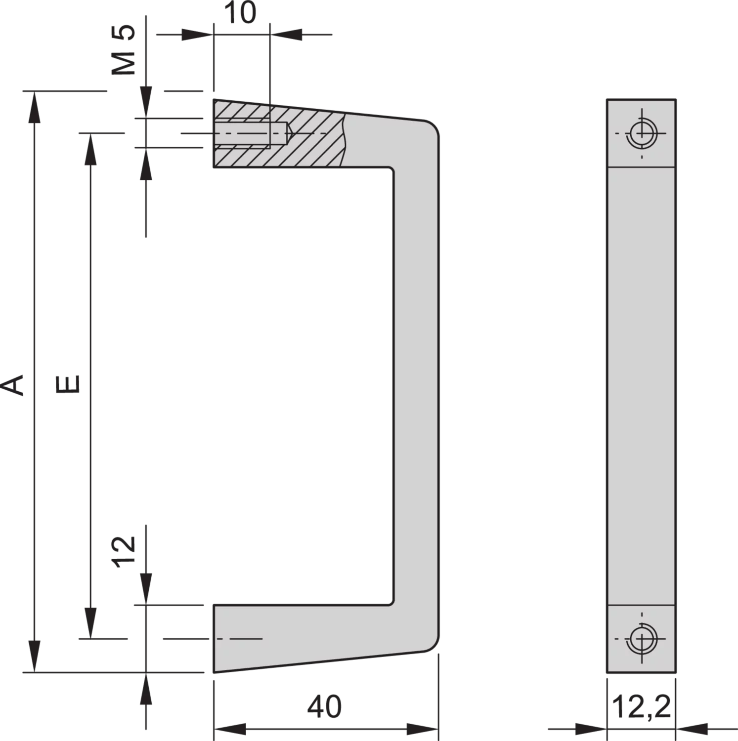 front handle