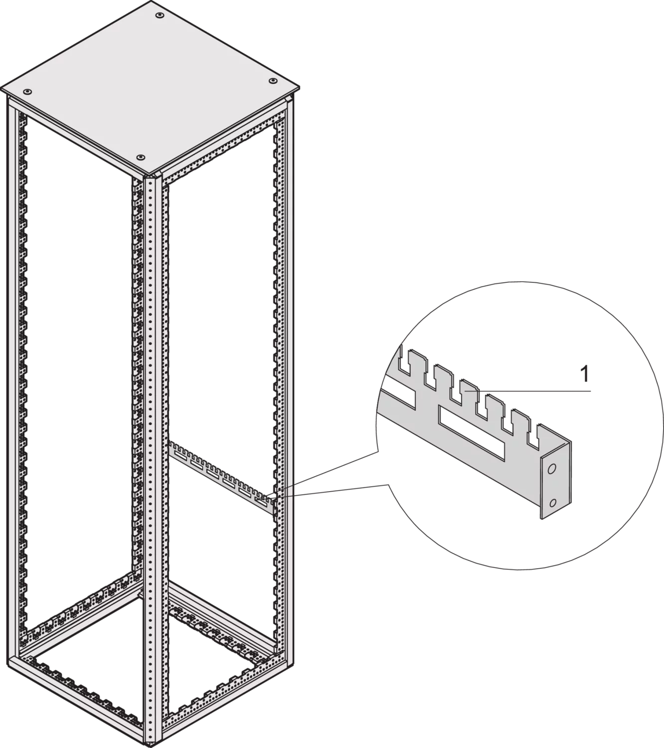 cable support rail