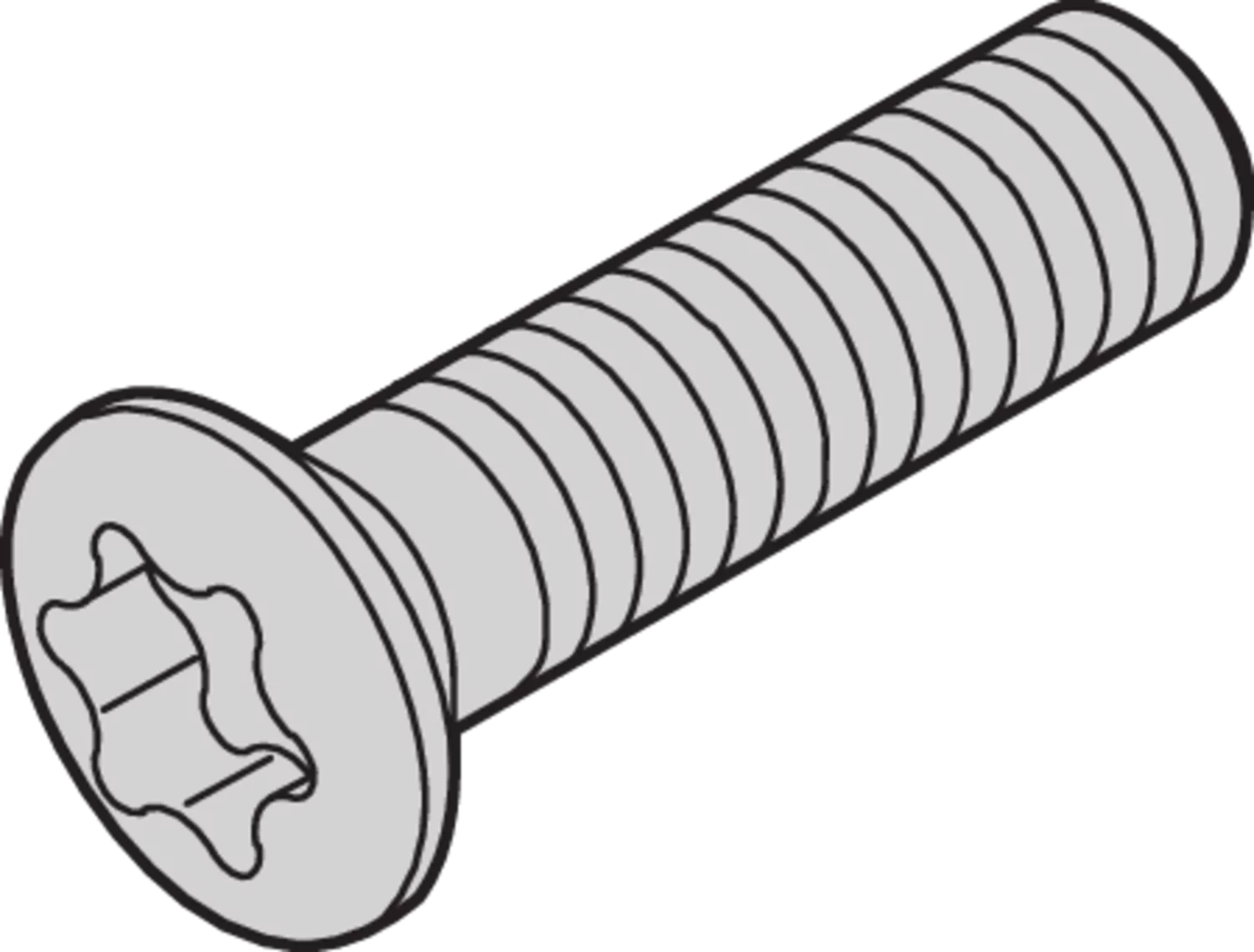 countersunk screw
