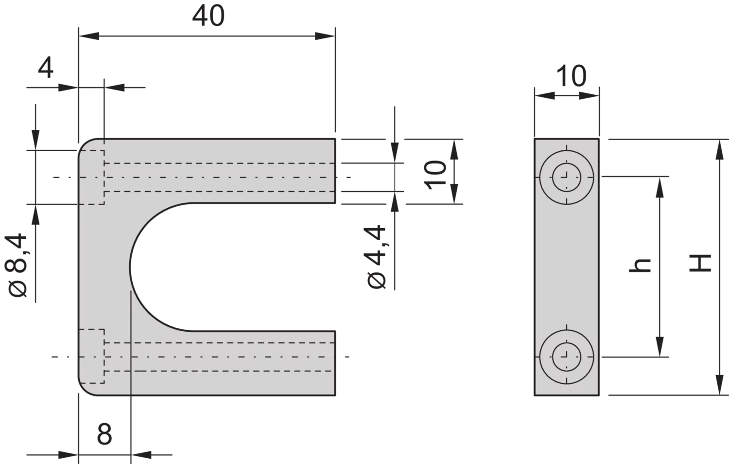 front handle