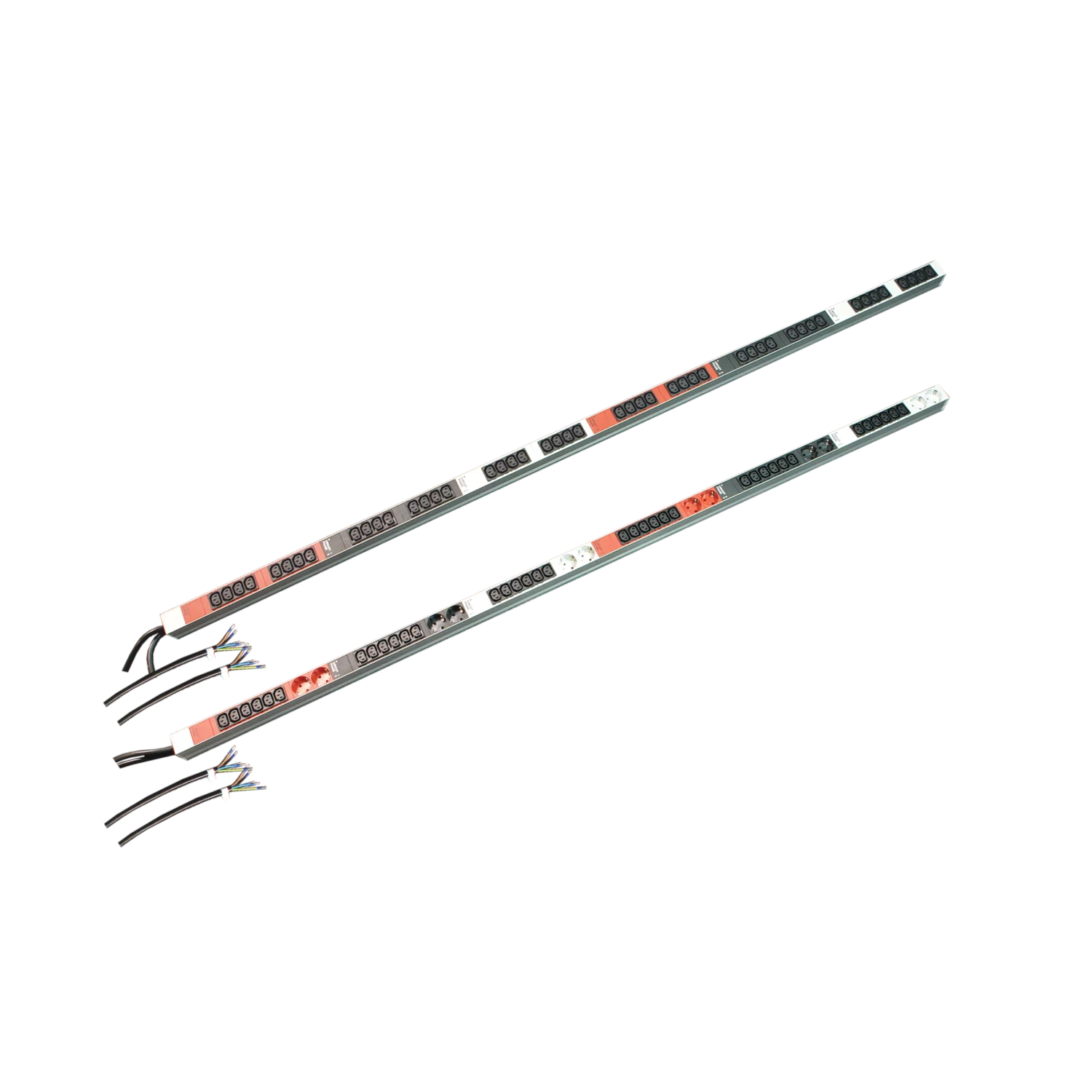 socket strips with 2 supply cables 3 phase