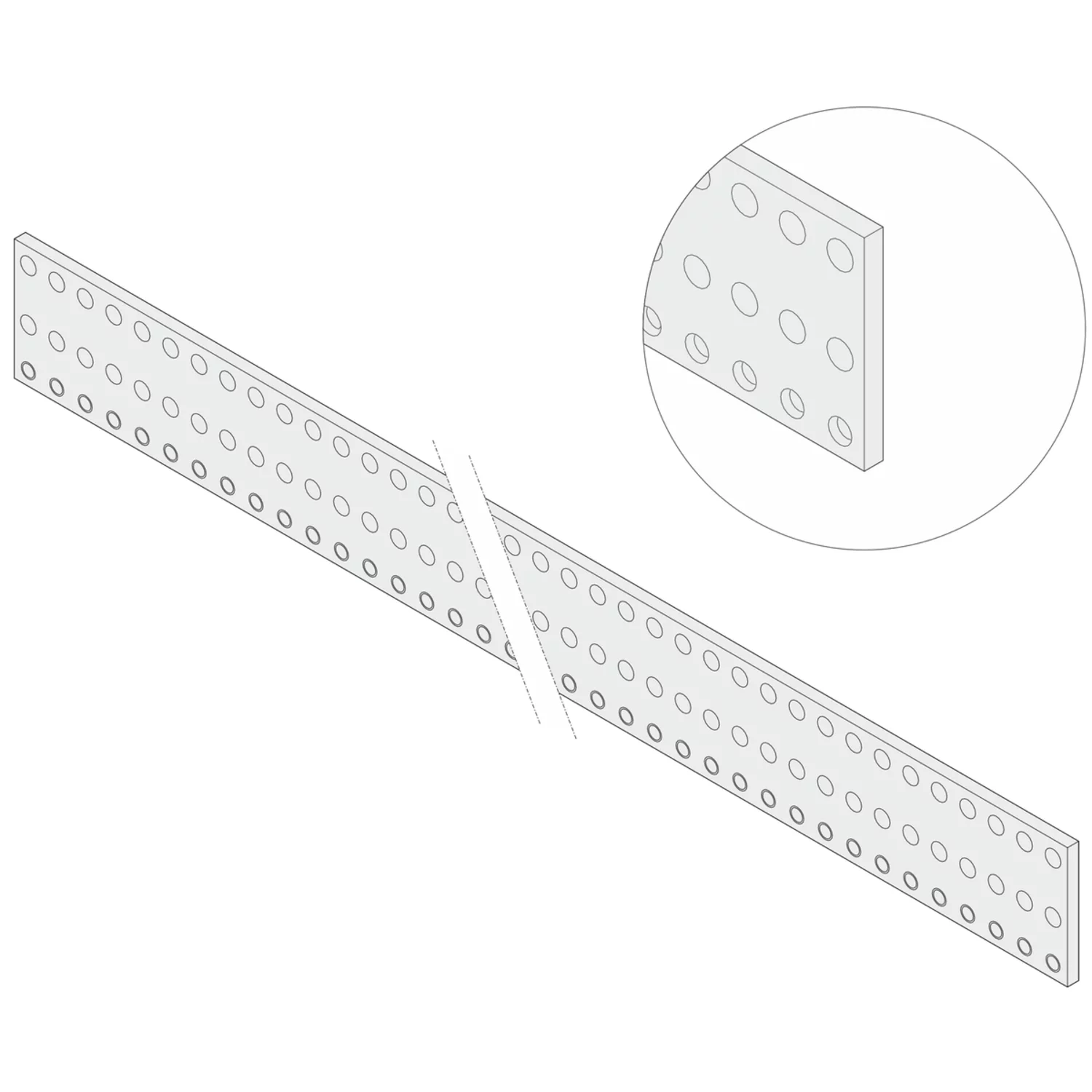 Perforated Rail