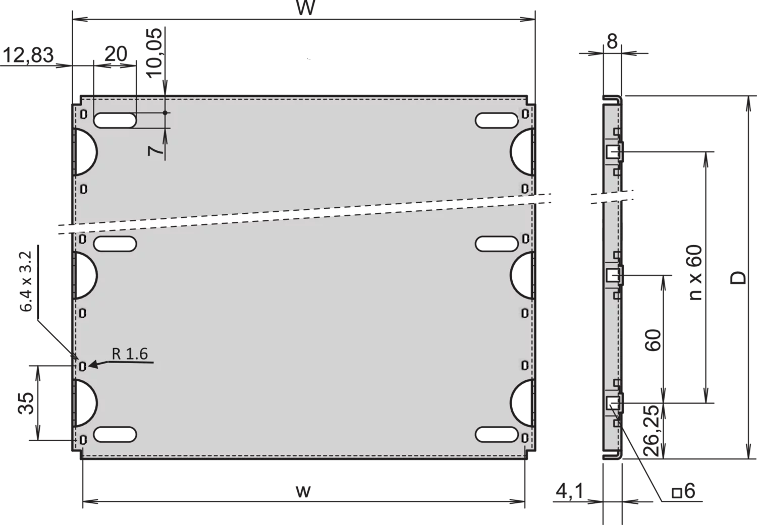 mounting plate