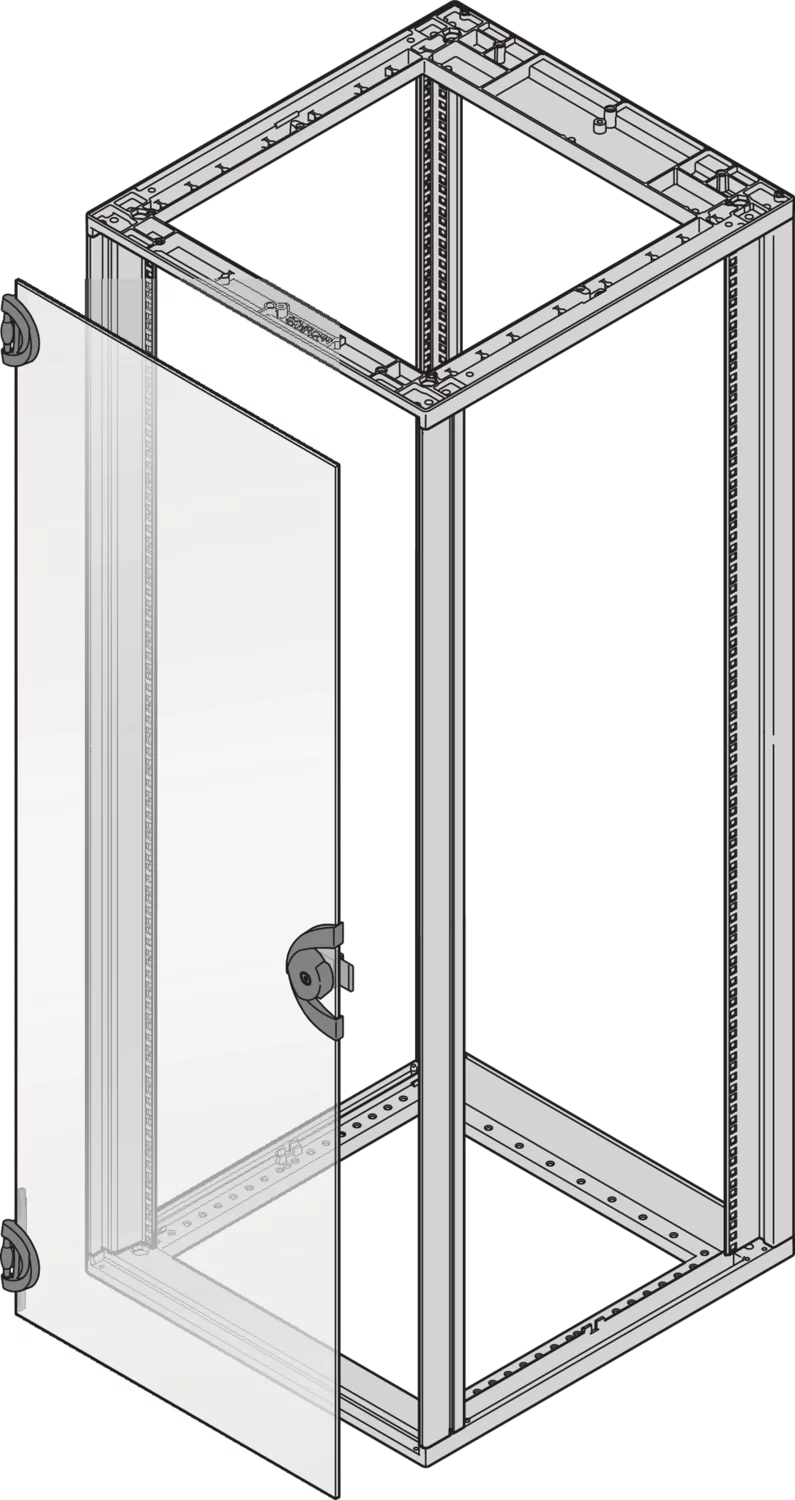 Novastar glass door 180° opening angle