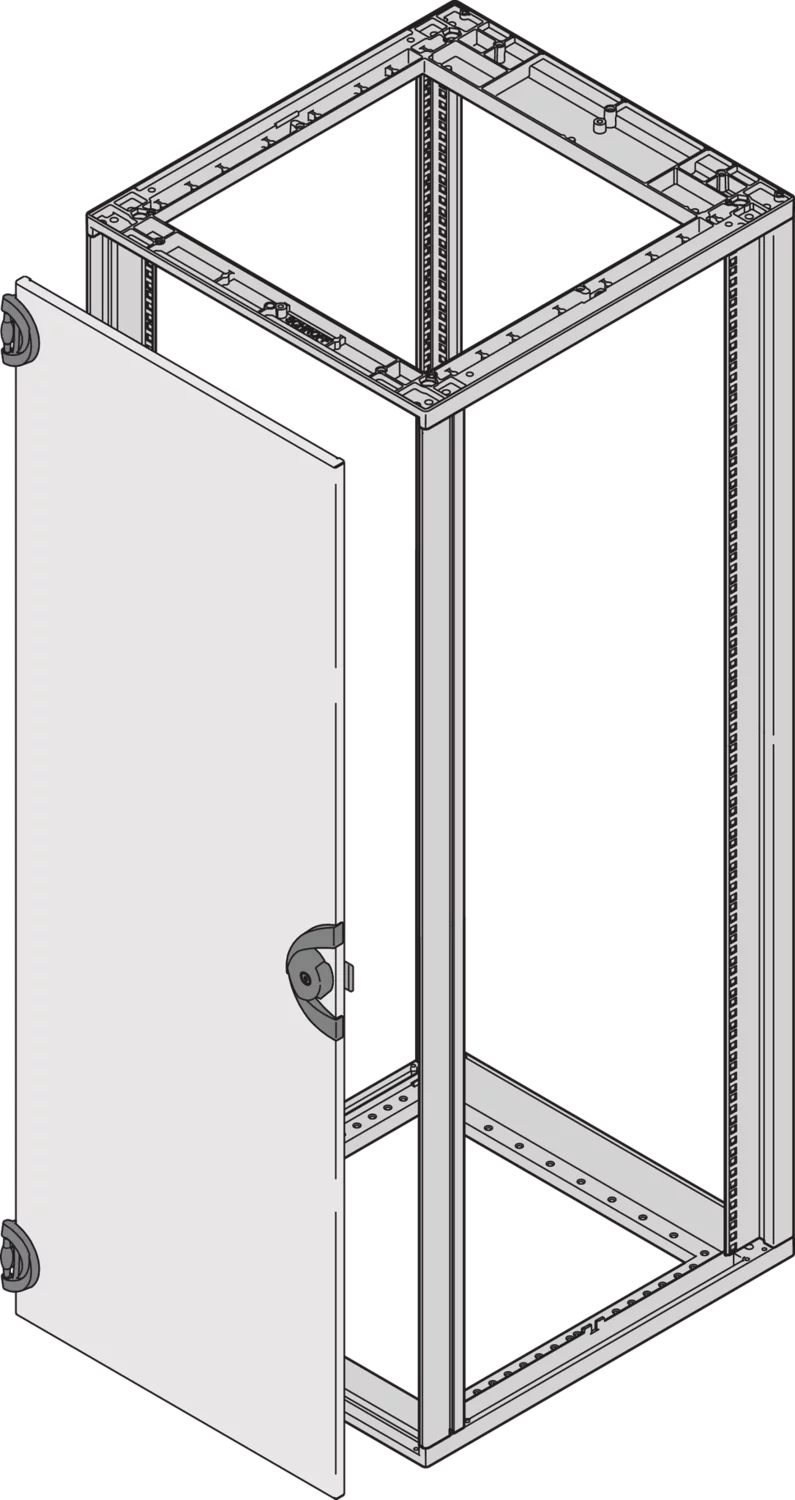 Novastar steel door 180° opening angle
