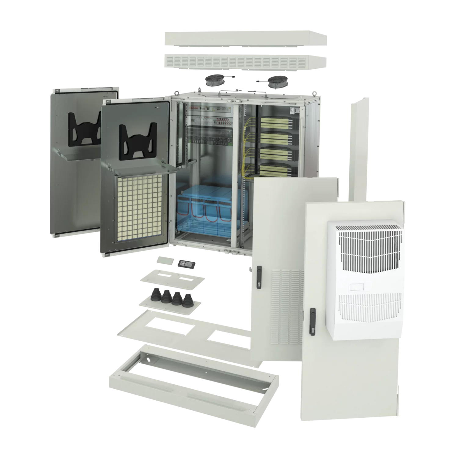 Outdoor Modular VENT Cabinet With Single Door