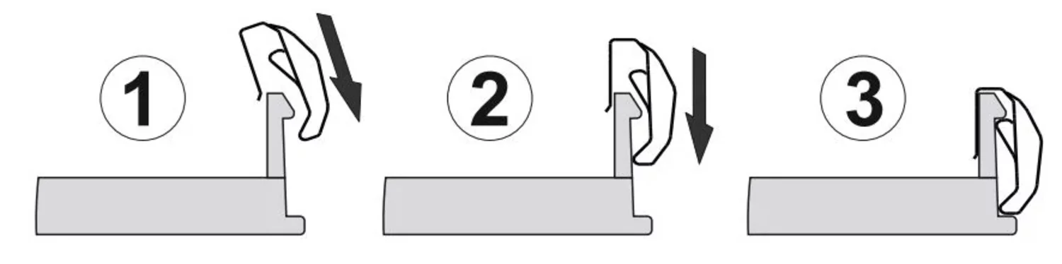 Stainless steel gasket for U-shaped front panels (Assembly)