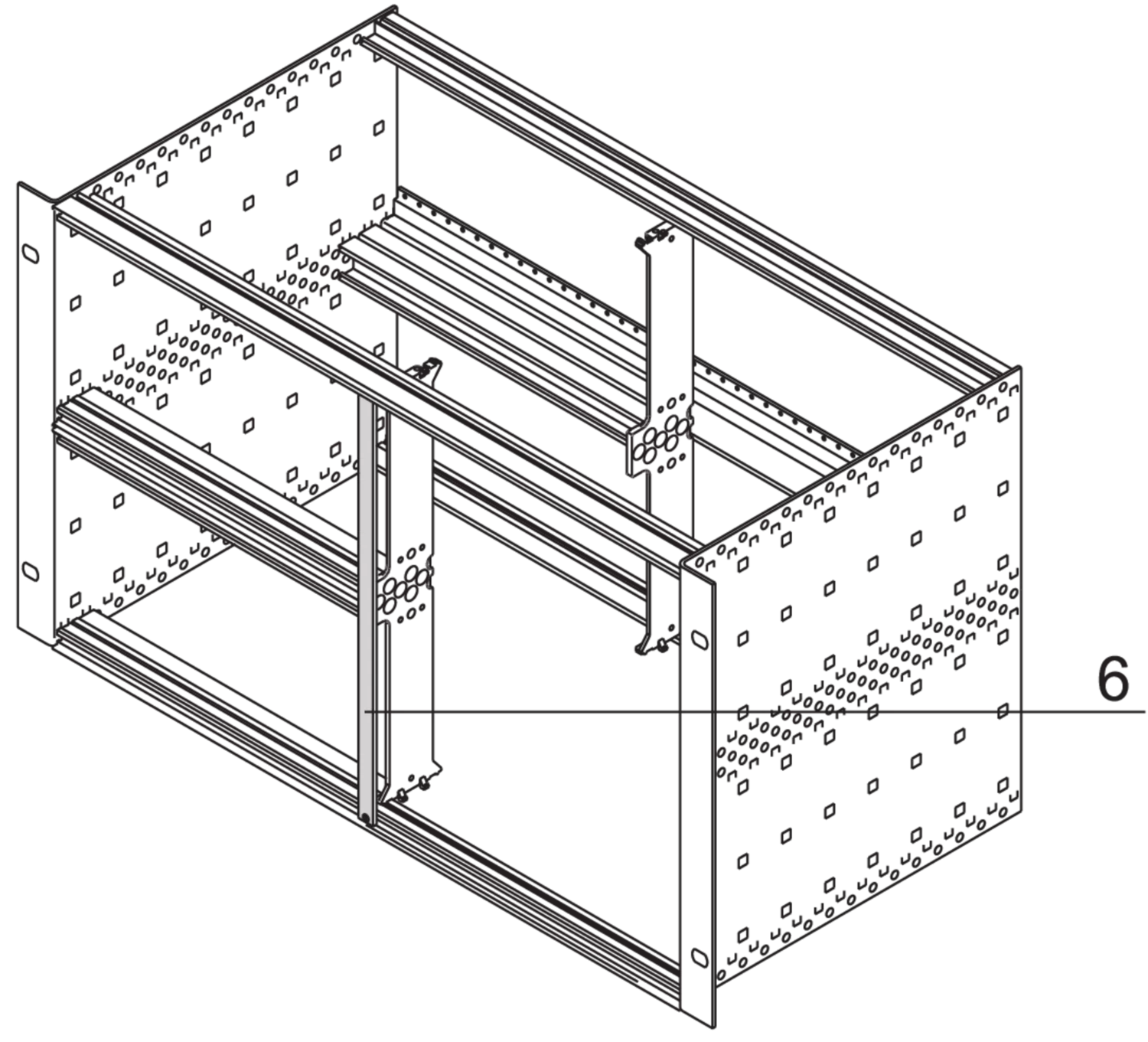 alternative front panel for combined mounting